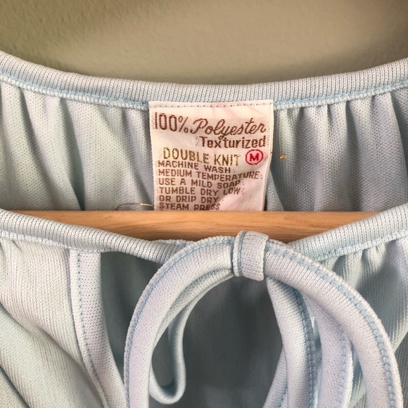 Vintage Light Blue Top - Picture 2 of 4